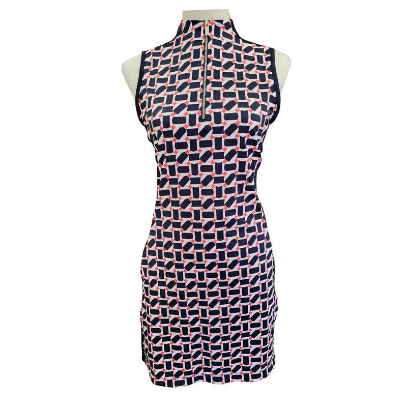 Tail Geo Maze Sleeveless Golf Dress – Modern Fit, Size S 1