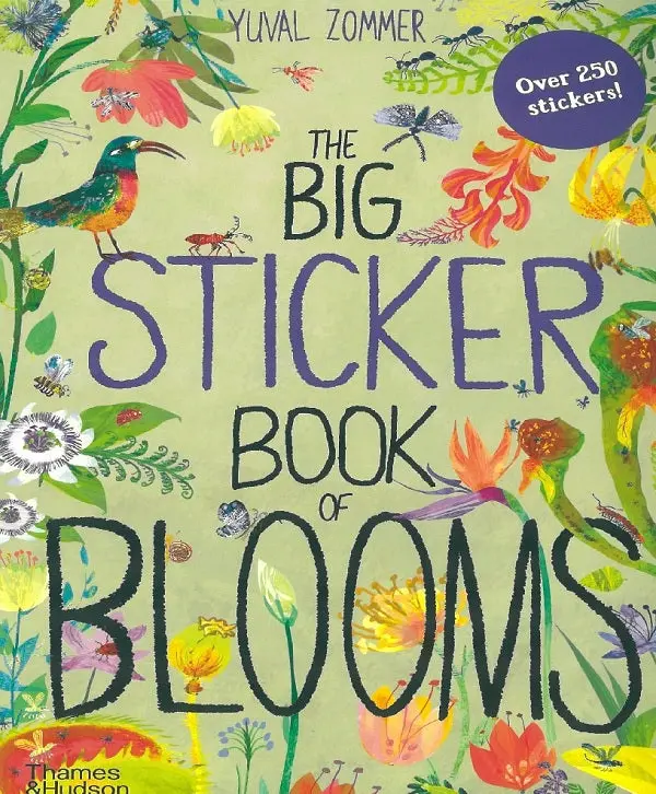 The Big Sticker Book Of Blooms: Botanical Sticker Play And Flower Identification By Yuval Zommer 1