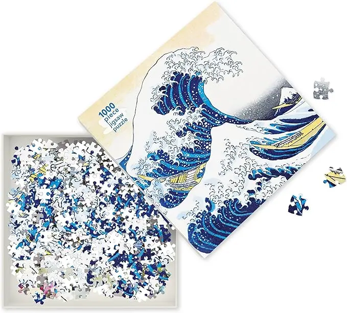 The Great Wave Off Kanagawa – 1000-Piece Art Puzzle By Hokusai 1