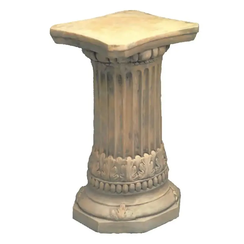 Traditional Pedestal Display Column Or Side Table Base – 22-Inch Timeless Design 1