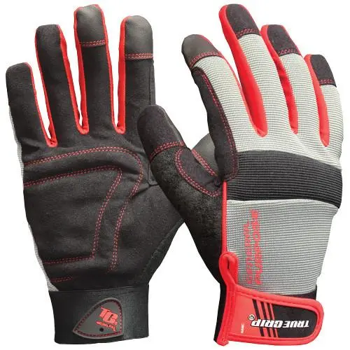 True Grip General Purpose Touchscreen Work Gloves – Flexible & Dextrous 1