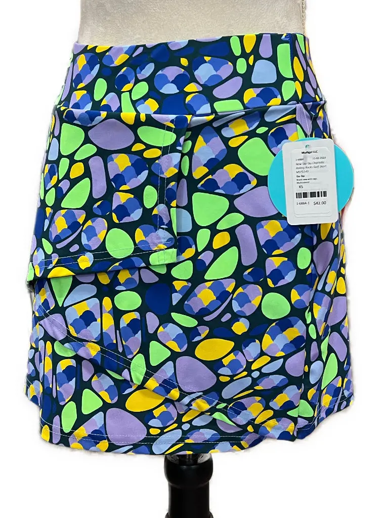 Tzu Tzu Charlotte Rolling Rocks Golf Skort – Women'S Style Msp $149 1