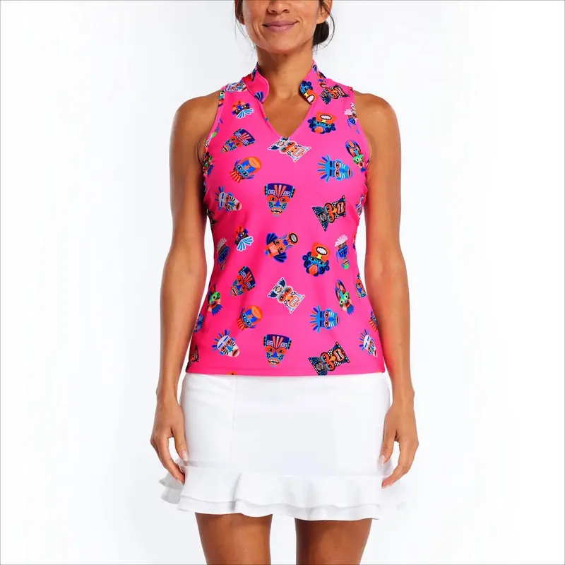 Tzu Tzu Tribal Tabitha Sleeveless Golf Top – Size Xl, $99 1