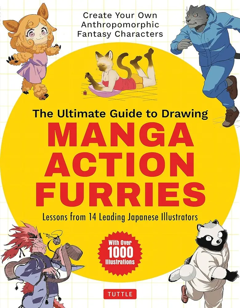 Ultimate Guide To Drawing Manga Action Furries – Dynamic Poses & Expressive Character Art (Isbn 9784805317037) 1