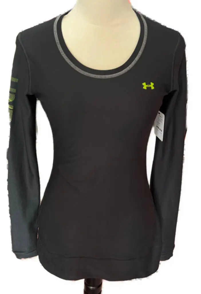 Under Armour Women'S Black Impression Running Top – Size S 1