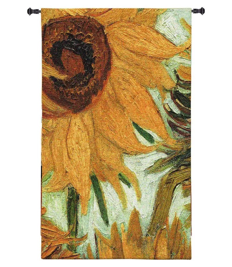 Van Gogh 'Sunflowers' Detail Tapestry – Artisan Woven Wall Hanging, Various Sizes 1