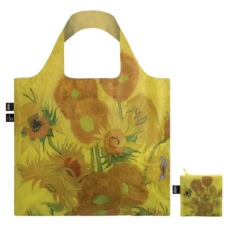 Van Gogh Sunflowers Tote Bag – Eco-Recycled Artistic Shopping Bag 1