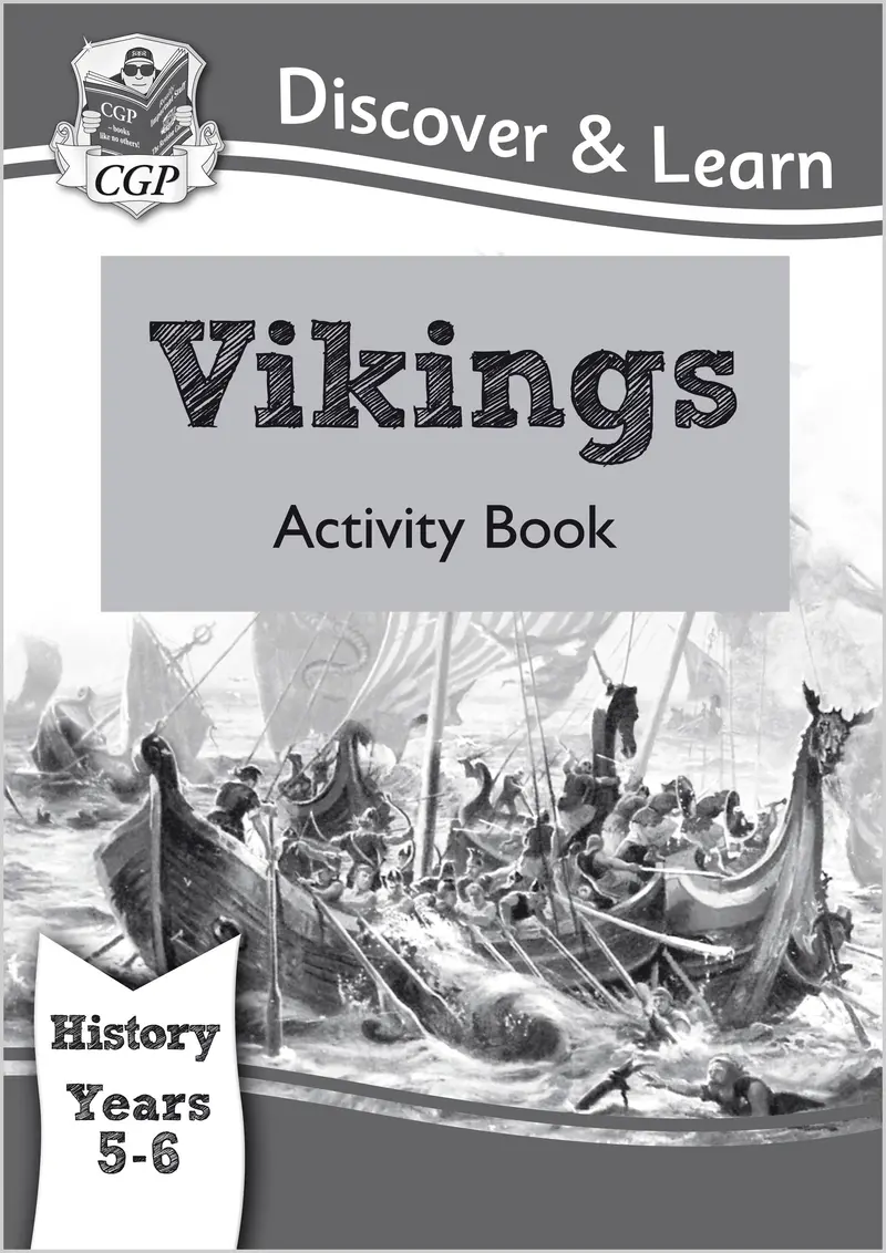 Vikings History Activity Book For Kids – Cgp Educational Resources (Isbn 9781782942023) 1