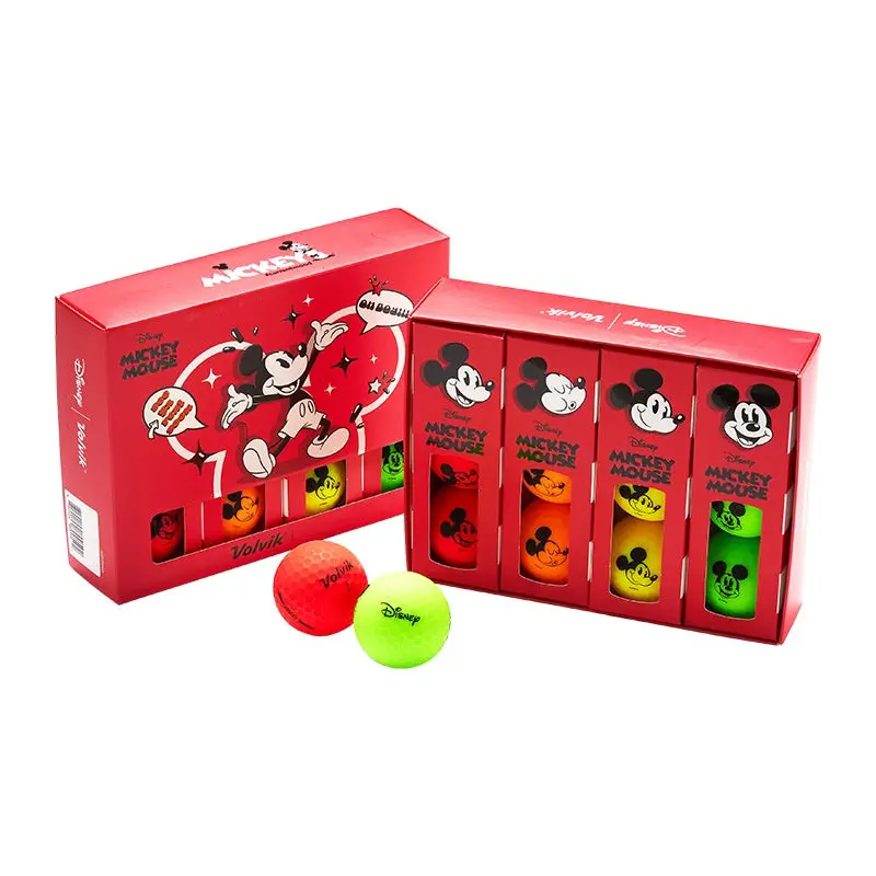 Volvik Disney Mickey Mouse Vimax Soft Golf Ball Set – Colored 1