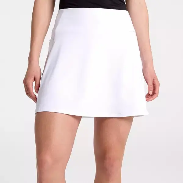 Walter Hagen White Performance Golf Skort – Pull-On Design, Size L 1