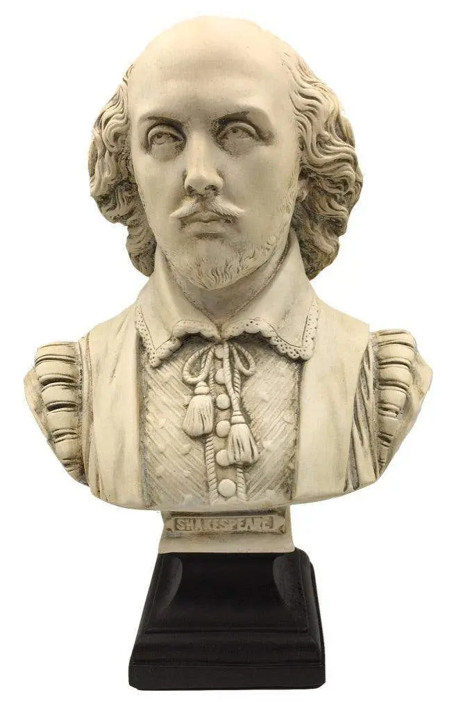 William Shakespeare Poet Bust Statue – The Bard Portrait (12.3" H) 1