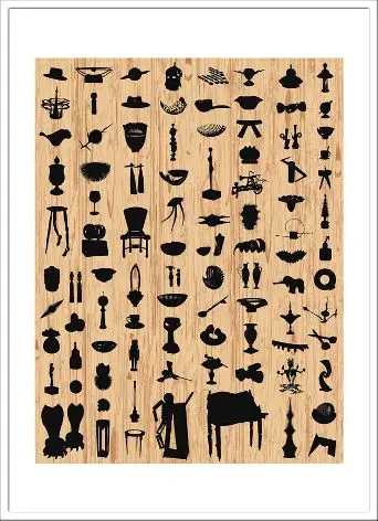Written In Wood Mural Art Postcard 1