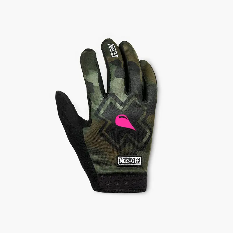 Youth Mountain Bike Gloves – Camo Print 1