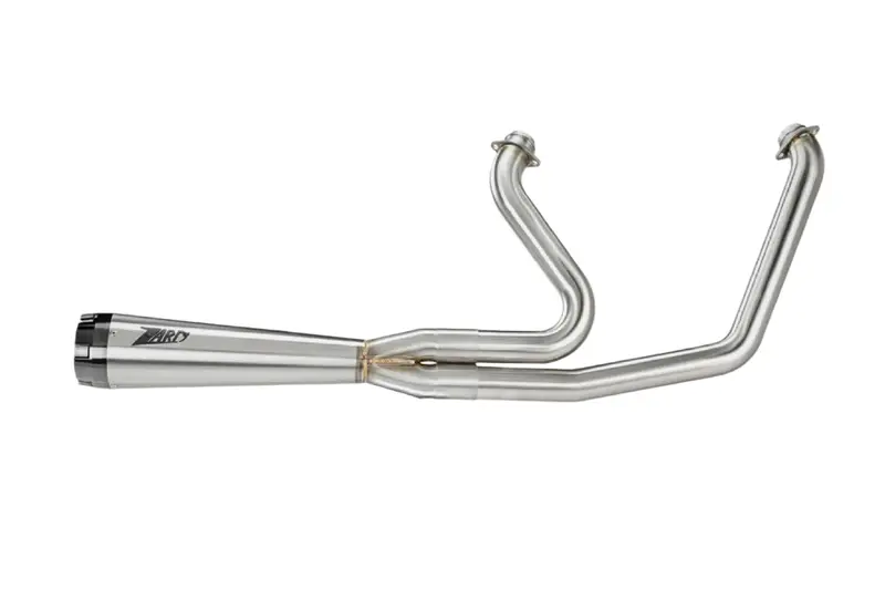 Zard Harley-Davidson Fat Boy & Breakout Polished Slip-On Exhaust (2017–2024) 1