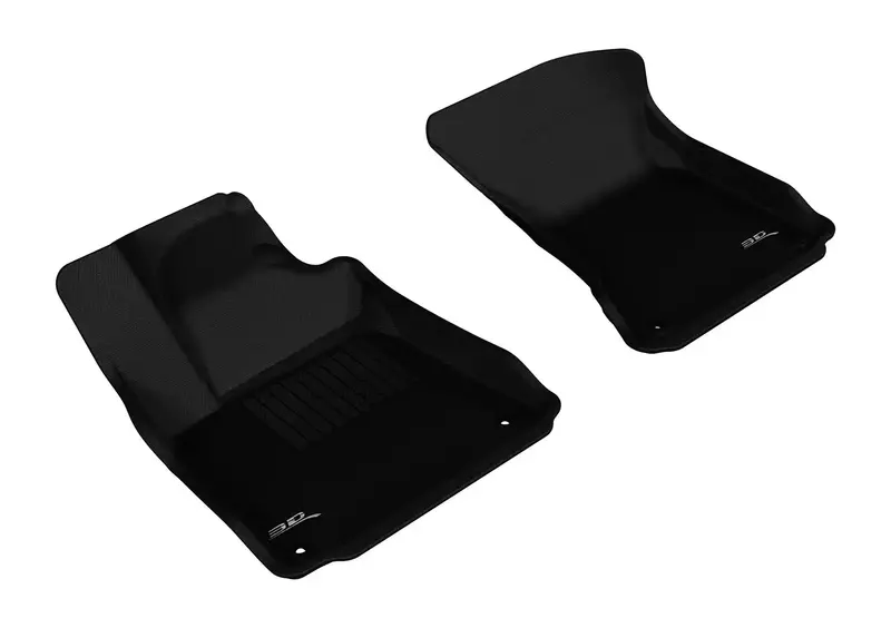 3D Maxpider Kagu Black Floor Mats – Front Pair, 2-Piece Set L1Ad03011509 1