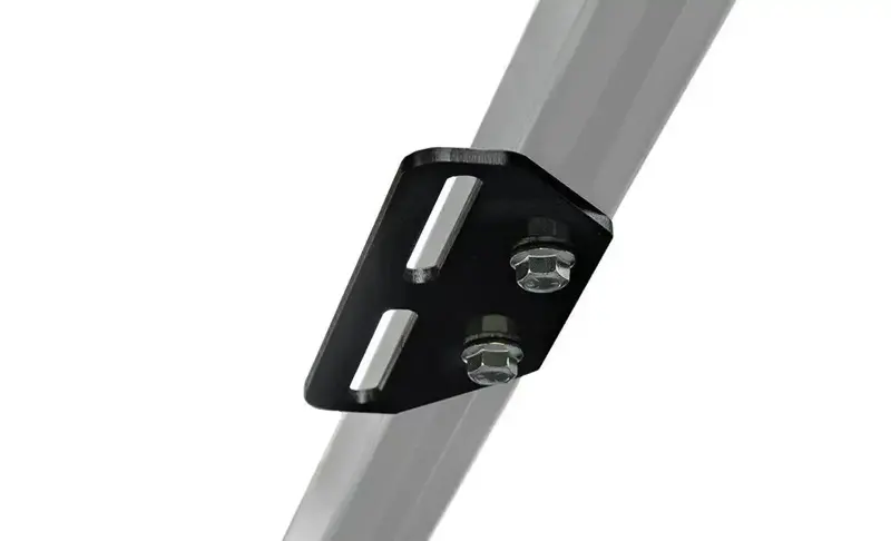 Adarac Body Mount Plate Kit – 4-Piece Black Mounting Hardware For Bed Rails 1