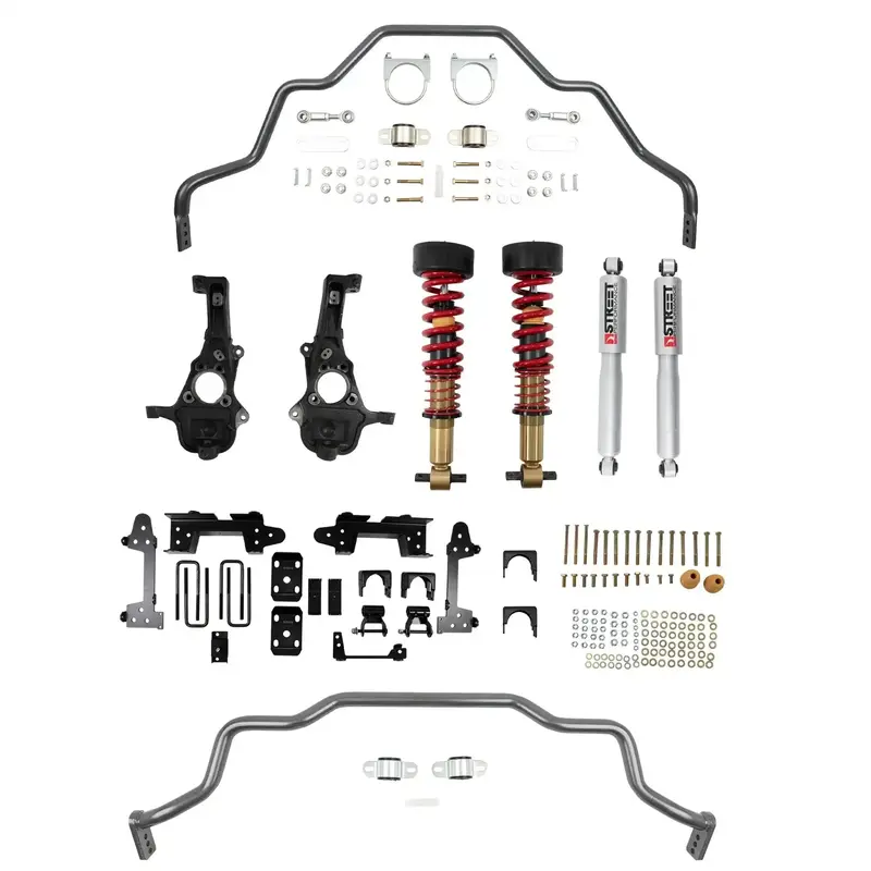 Belltech Height-Adjustable Coilover & Sway Bar Kit – Front Coilovers + Rear Sway Bar (1041Hk) 1