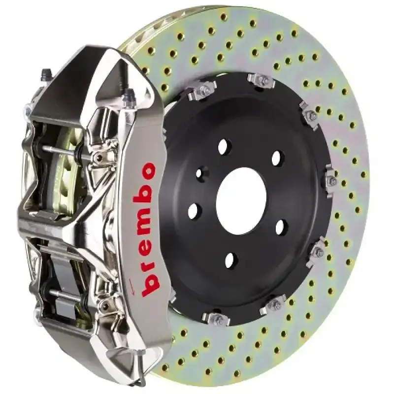 Brembo Gtr Big Brake Kit For 2015–2021 Mercedes-Benz C300 (Non-4Matic) – Front, 6-Piston Calipers, 380X34Mm Drilled Rotors 1
