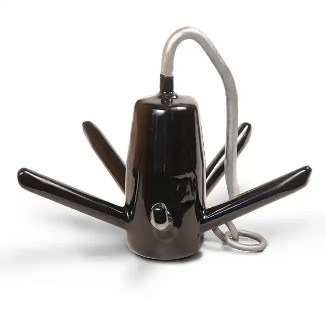 Greenfield Richter Anchor – 25-Pound Galvanized Steel Boat Or Marine Anchoring Solution 1