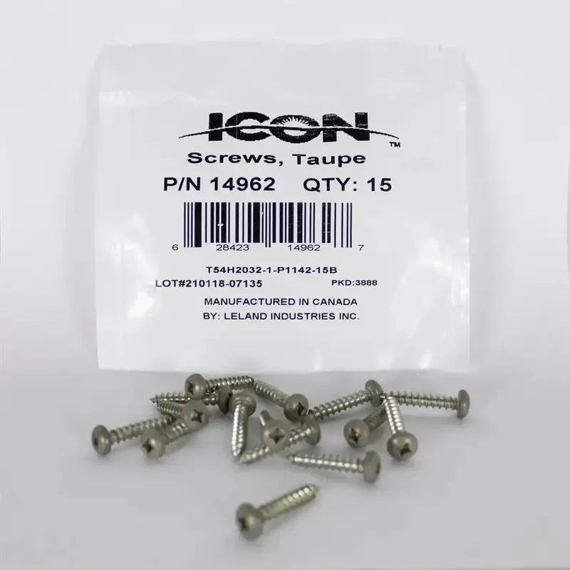 Icon 14962 Painted Fender Liner Screws – 15-Piece Hardware Kit For Off-Road Vehicles 1
