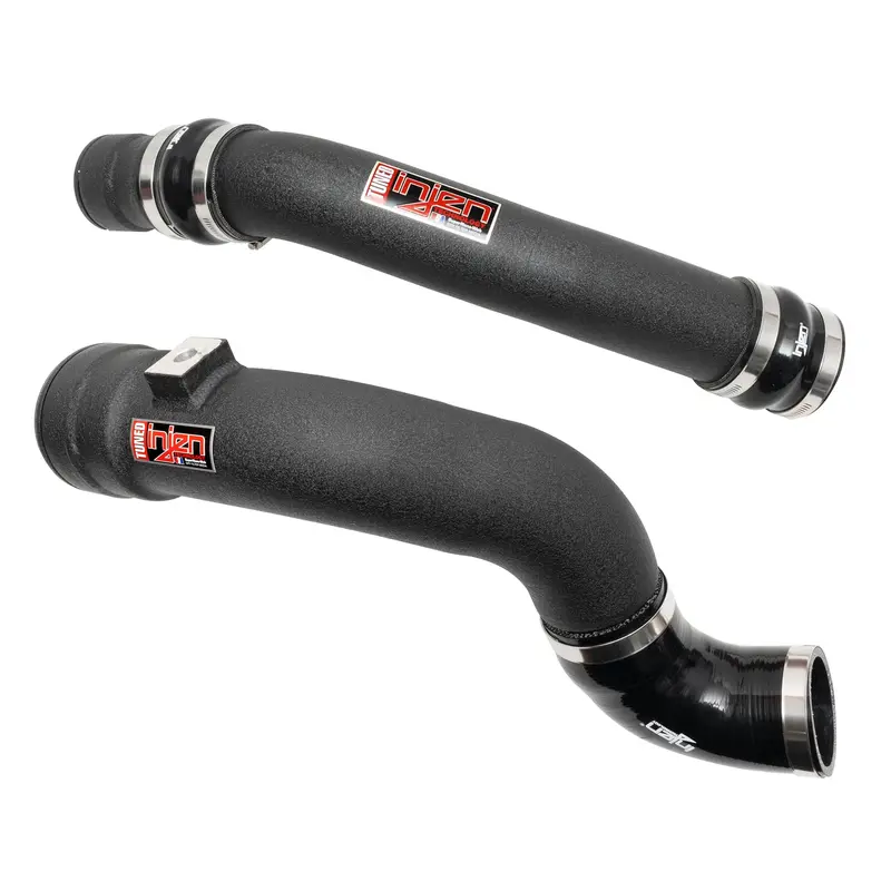 Injen Ses9004Icpwb Wrinkle Black Intercooler Pipes For Turbocharged Applications 1