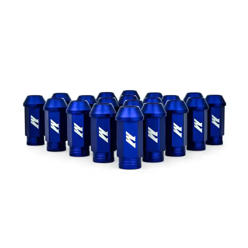 Mishimoto M12X1.25 Locking Lug Nut Set – 20-Piece Blue Anodized Aluminum With Anti-Theft Design 1