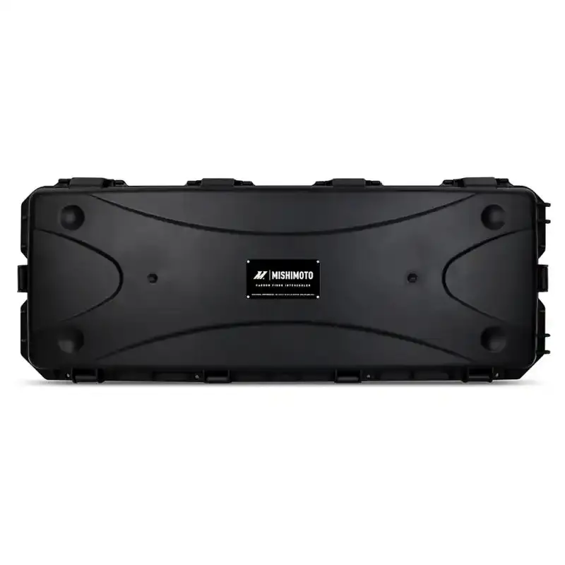 Mishimoto Universal Carbon Fiber Intercooler – Matte End Tanks, 450Mm Silver Core, C-Flow V-Band Configuration 1