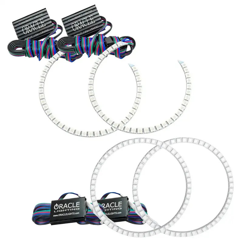 Oracle Lighting Colorshift Halo Ring Kit – Rgb Led Halos (Controller Not Included) 1