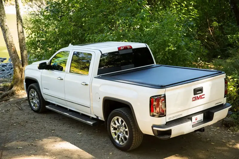 Pace Edwards Kmf6985 Ultragroove® Retractable Metal Tonneau Cover Kit – Black, Includes Canister And Rails 1