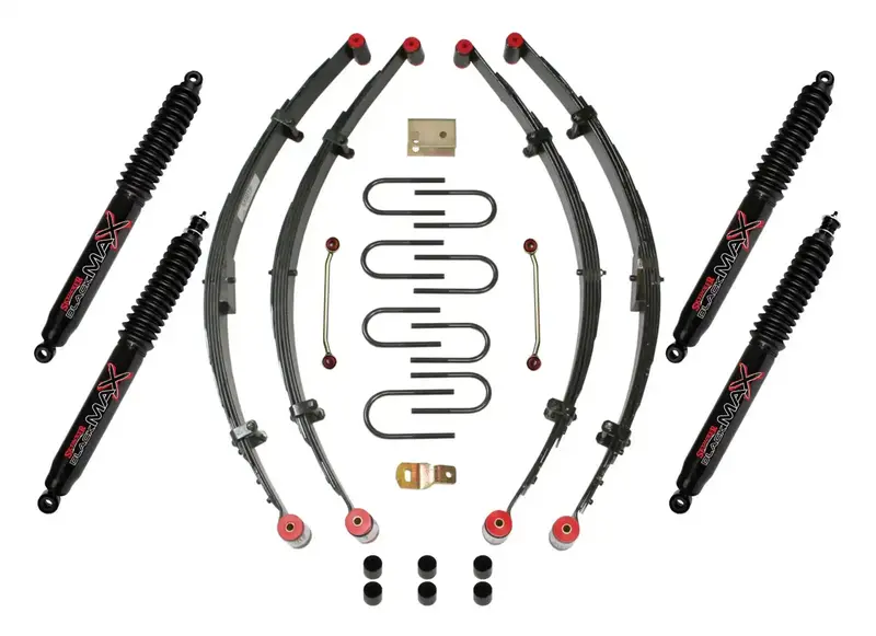 Skyjacker 4-Inch Lift Kit – Black Max Suspension System For 1987–1996 Jeep Yj (Model #Yj41Bkb) 1