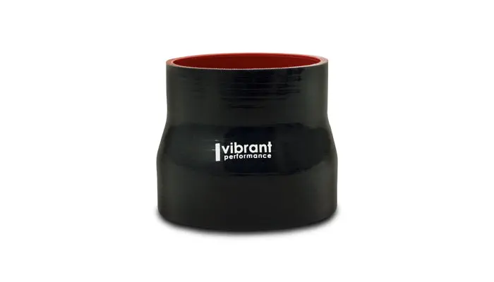 Vibrant Performance 2762 Black Reducer Coupler – 1.5" To 1.75" Id, 3" Length For Exhaust Systems 1
